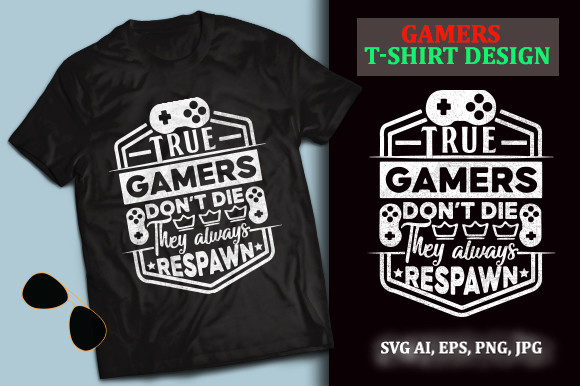Reviewing Gamers Typography Quote Design-SVG Art for Embroidery
