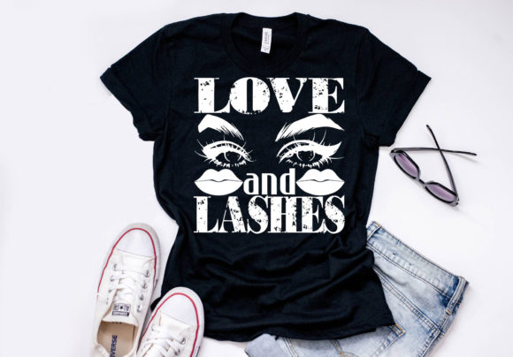 Reviewing Makeup Quote Design Love and Lashes for Embroidery