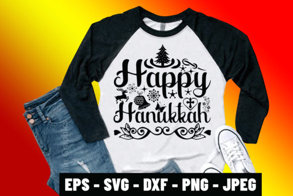 Reviewing the Christmas SVG Quote Happy Hanukkah Shirt Design