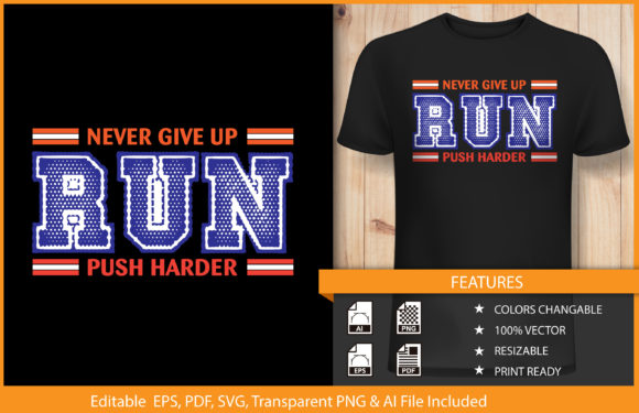 Reviewing the Never Give Up Run Embroidery Design