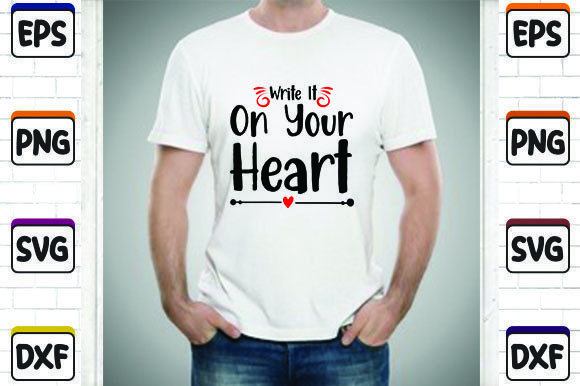 Reviewing Write It on Your Heart SVG Cut File