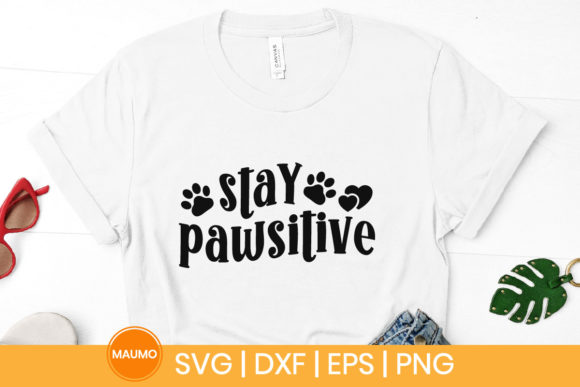 Stay Pawsitive: A Designer’s Take on Dog SVG Quote